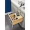 Rev-A-Shelf Drawer Replacement, Maple Veneer, Light Brown, 16.5 in W, 8.98 in H, 20.11 in D, 20.23 in L 4VOD-18FLSC-1 - alternate 3